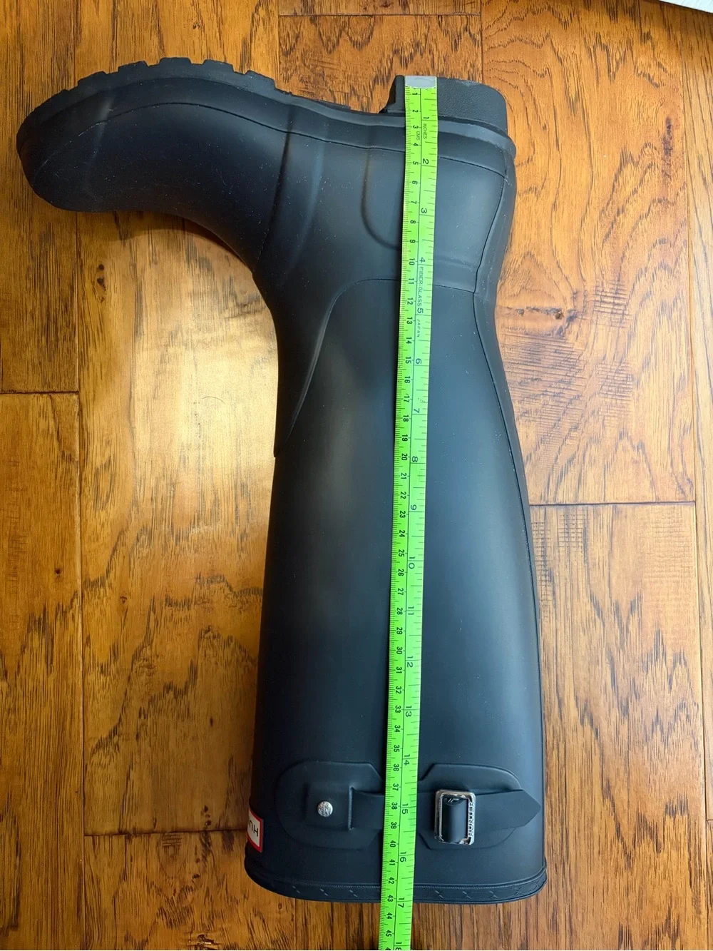 Women's Tall Black Waterproof Rain Boot